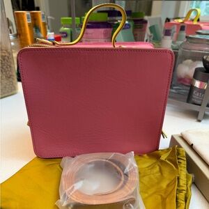 Pink Leather Handbag by Minor History